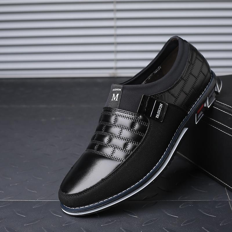 Кожаные мужские повседневные туфли — фото 4