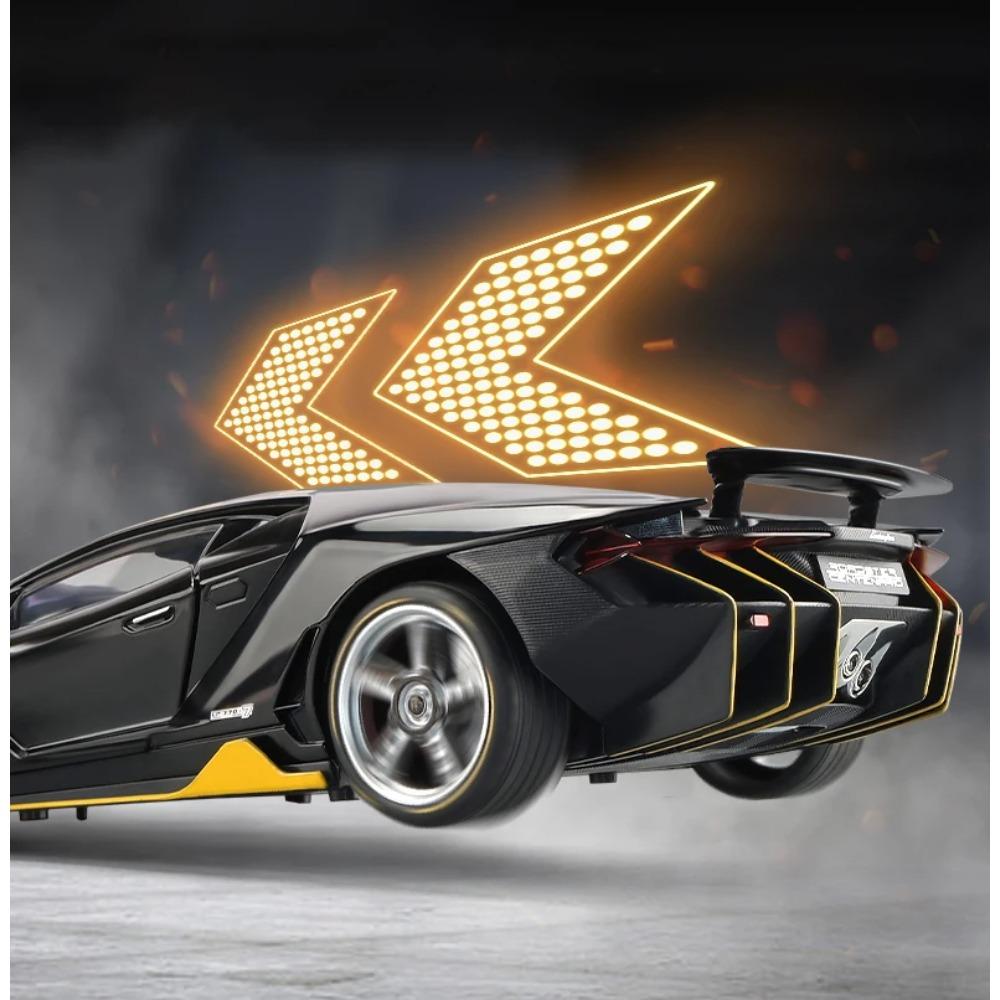 1/18 Lamborghini Centenario LP770-4 Supercar Alloy Car Diecasts & Toy Vehicles Metal Toy Car Model Sound and Light Collection Kids Toy