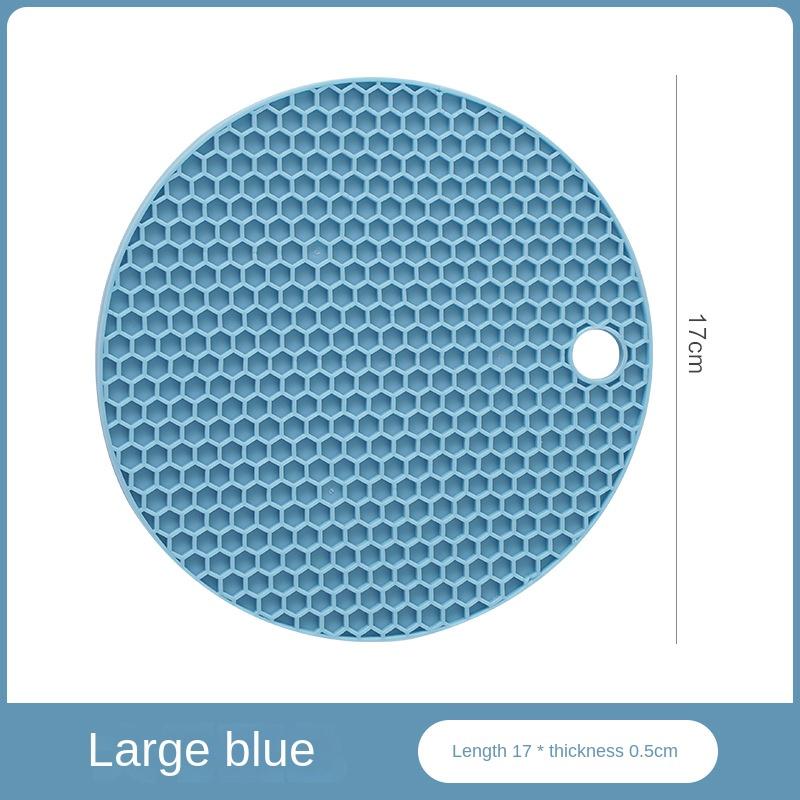 Durable Kitchen Honeycomb Mat Heat Resistant Anti Slip Pot Mat for Flat Bottom Pans Grill Oven Available In Three Colors