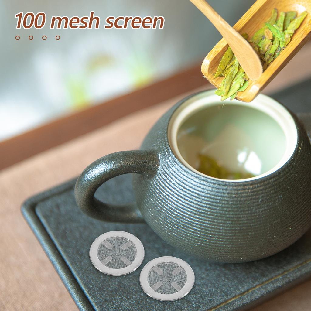 10Pcs Stainless Steel Tea Strainer Insert Reliable Tea Infuser Mesh Filter Basket for Teapot Accessories Teapot Infusers