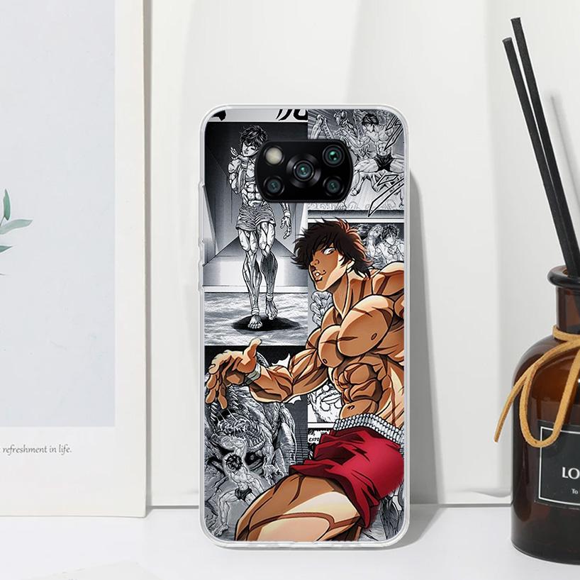 Baki the Grappler Original Anime Phone Case For Xiaomi Poco X7 X6 X5 M7 M8 Pro F7 Ultra Redmi 15C 15 13C 13 12C 12 10 10C 10A Ar
