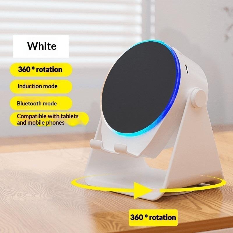 Wire Induction Bracket, Mobile Phone Bracket, Audio Desktop Four-in-one Lazy Live Speaker