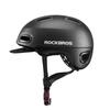 ROCKBROS Bicycle For Head Circumference With Junior High School City Urban For Unisex Helmet, Lightweight, Commuting, Adult, 57-61cm, Visor, Student,
