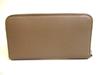 Authentic FENDI Peekaboo Beige Leather Zip Around Long Wallet #a174  Open box