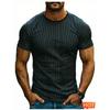 Summer casual short sleeved daily wear 3D printed T-shirt, loose and breathable round neck T-shirt