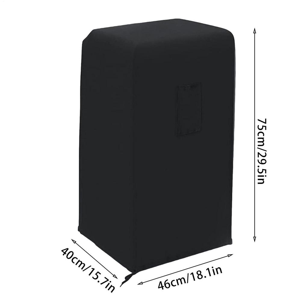 

Indoor Mobile Air Conditioner Dust Cover Waterproof And Dustproof Portable Air Conditioner Cover Elastic Fabric 40X46X75cm чорний