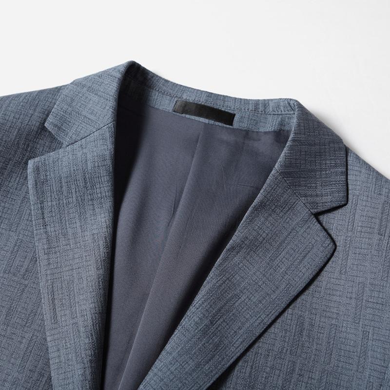 Spring and Autumn Light Luxury Business Single West Middle-aged and Young Solid Color Single-breasted Trendy Suit Jacket
