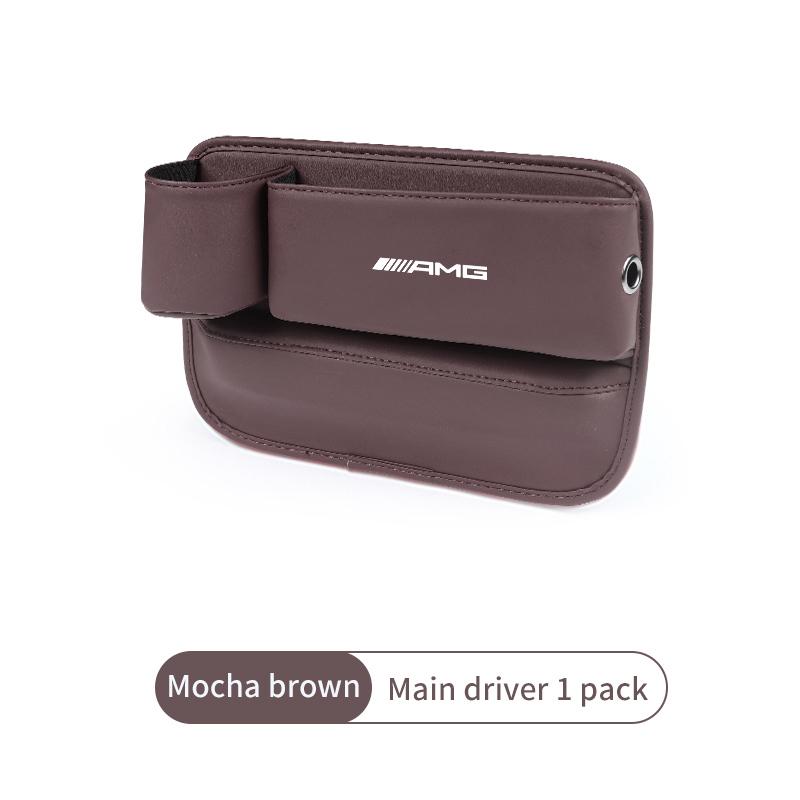 Car Seat Gap Organizer Storage Box Key Card Cup Phone Holder For AMG A B C E S G Class A180 CLK CLA GLE GLC W212 C200
