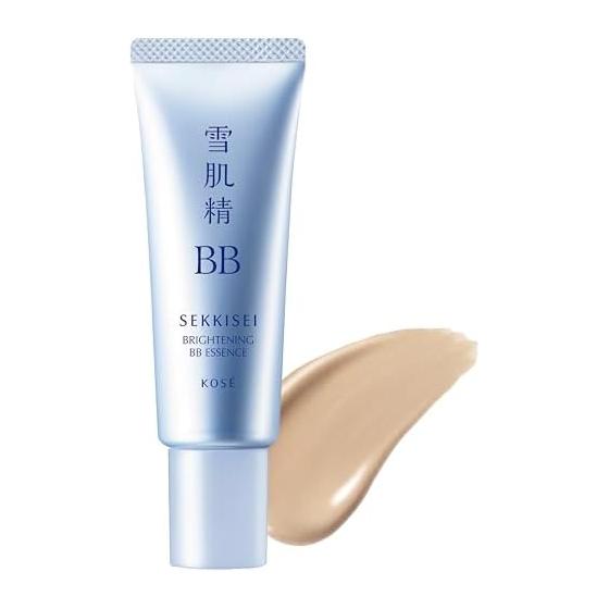 Sekkisei Bright BB Essence 01 Слегка яркий натуральный цвет 30 г BB-крем Тональная основа Основа под макияж Сыворотка Эмульсия Солнцезащитный крем SPF50+/PA++++