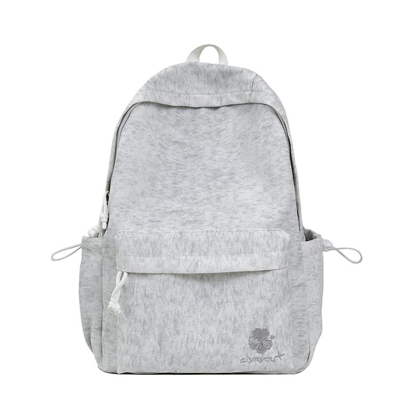 Embroidered Letter Student Schoolbag Women s Large Capacity Lightweight Backpack