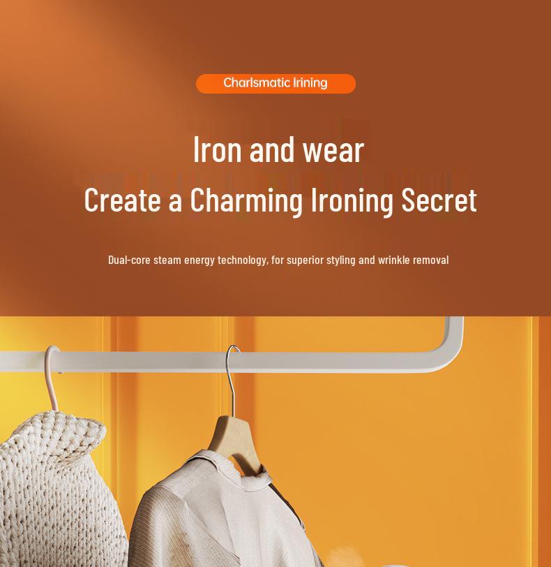 Portable USB Handheld Garment Steamer and Iron for Home and Travel Use
