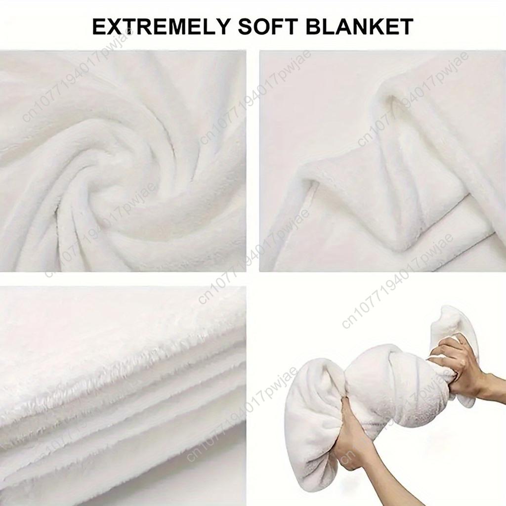 [Jesus-Themed Flannel Blanket] Cozy Jesus-Themed Flannel Throw Blanket - Perfect Christmas & Holiday Gift for Office, Home & Bed