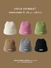 Women Woolen Knitted Beanie Cat Ear Solid Color Cold Protect Winter Fashion