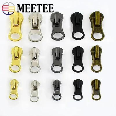 5/10/20 Stück 3# 5# 8# Reißverschluss-Schieber für Metallreißverschlüsse Bänder Dekorative Reißverschluss-Kopfzieher Reparatur-Sets DIY Bekleidung Nähzubehör