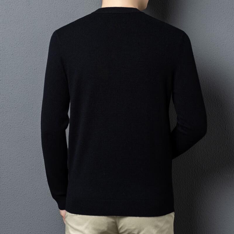 Fengxun Herren Rundhals Pullover Strickpullover FXT6501