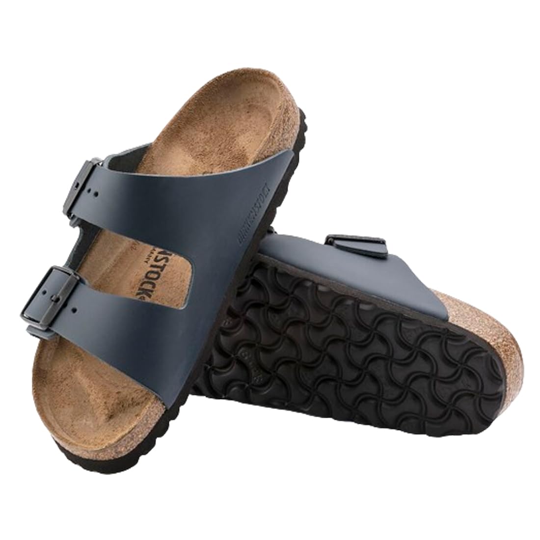 

Сандалии Strap Arizona Leather Blue Unisex 51151 Regular Blue [Birkenstock] EU41(26.5см) синий