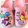 35-Piece Game Console Shoe Charm Set - Creative PVC Soft Rubber Clog Accessories