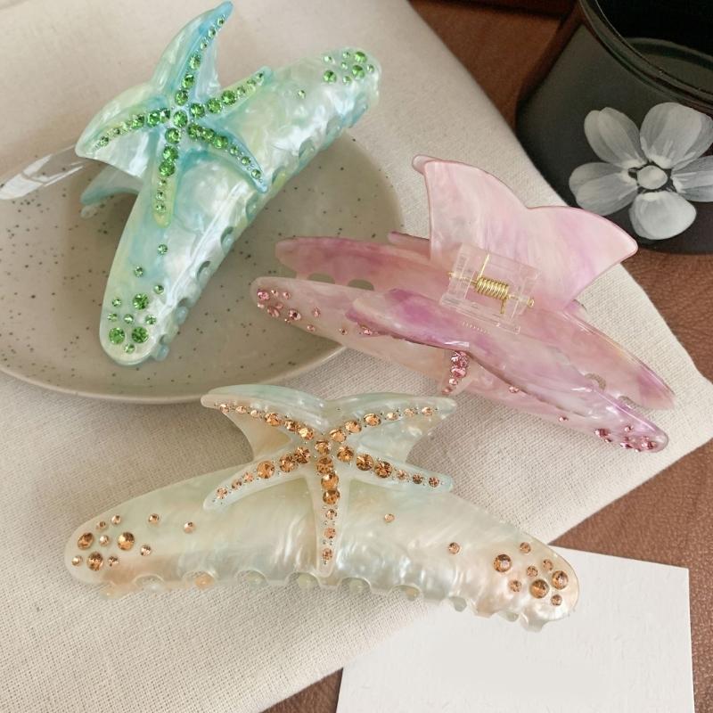 Starfish Hair Clip Hair Claw Thick Claw Clip Hair Style Tool Women Headwear