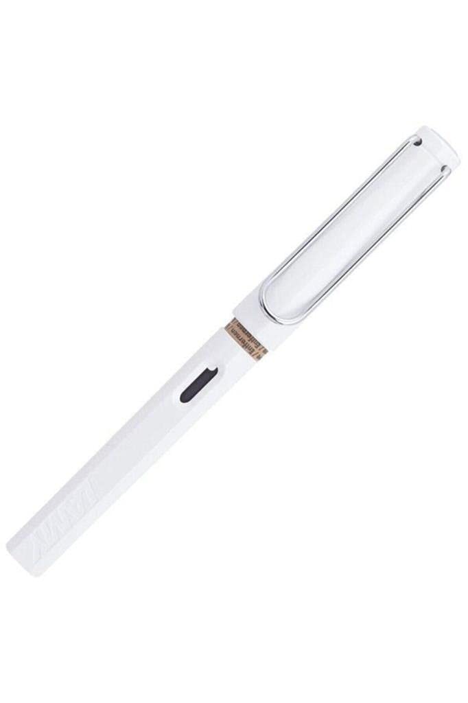 LAMY Safari Fountain Pen White with Red Clip