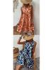 V-neck Sleeveless Printed Dress - Summer 2026 European & American Fashion for Women