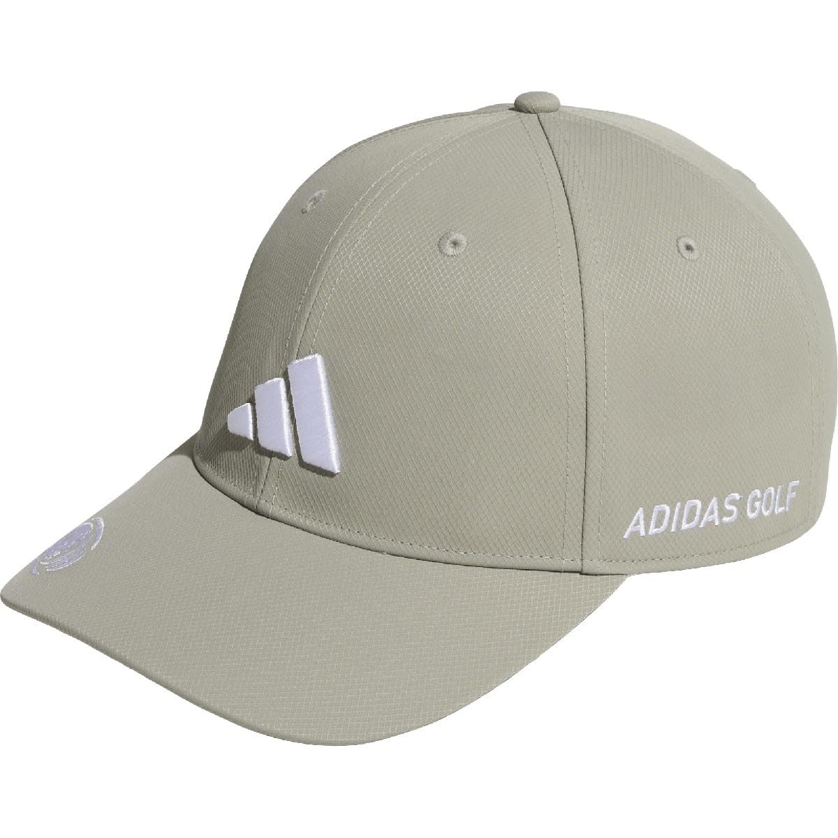 

Кепка для гольфа Adidas Golf с боковым логотипом цвета мастики бежевого цвета,