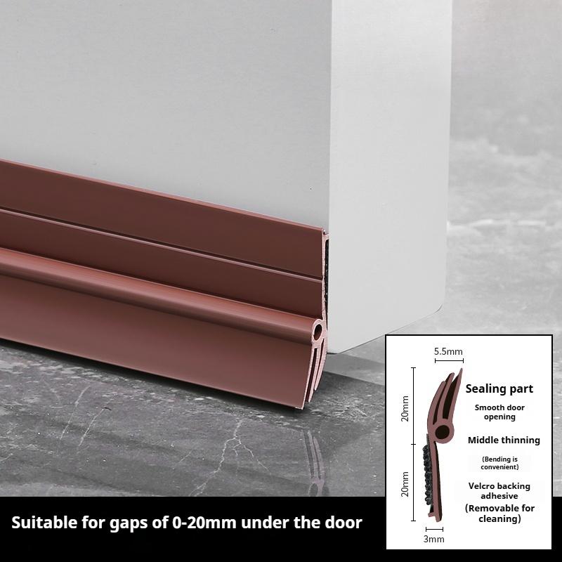

1pc 93cm/36.61in Door Bottom Sealing Strip Waterproof and Wear-resistant Removable Wind and Dust Proof Door Gap Weather Strip 93cm коричневый