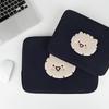 All New Frame Embroidered Pocket Laptop Pouch_Munmungi Kuma (Ipad/13/14/15 Inch)