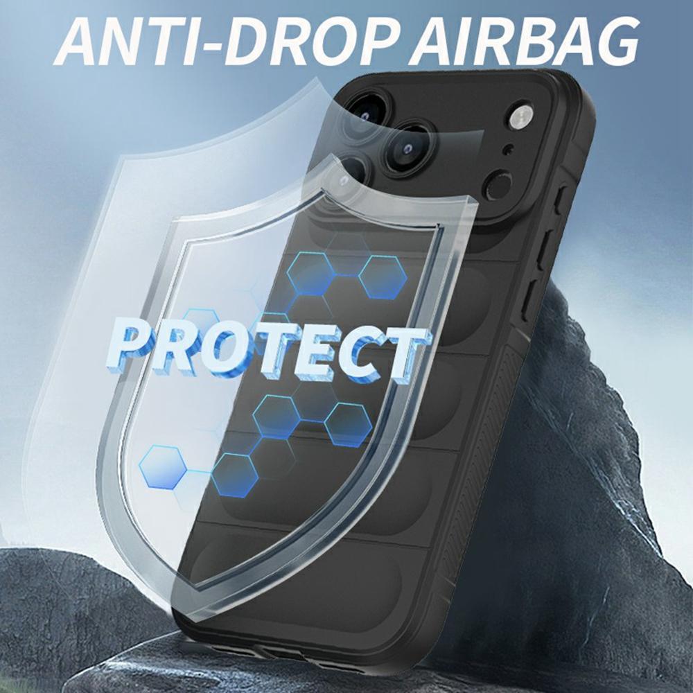 For iPhone 17 Pro Case Anti-Drop Soft TPU Rugged Phone Back Cover