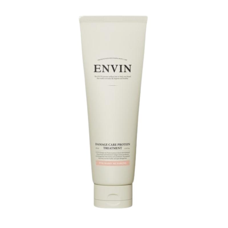 

ENVIN Damage Care Protein Treatment 200мл | Увлажняющая маска для волос для поврежденных, сухих и пушащихся волос | Цветочный аромат Marry Me Darling 200ml