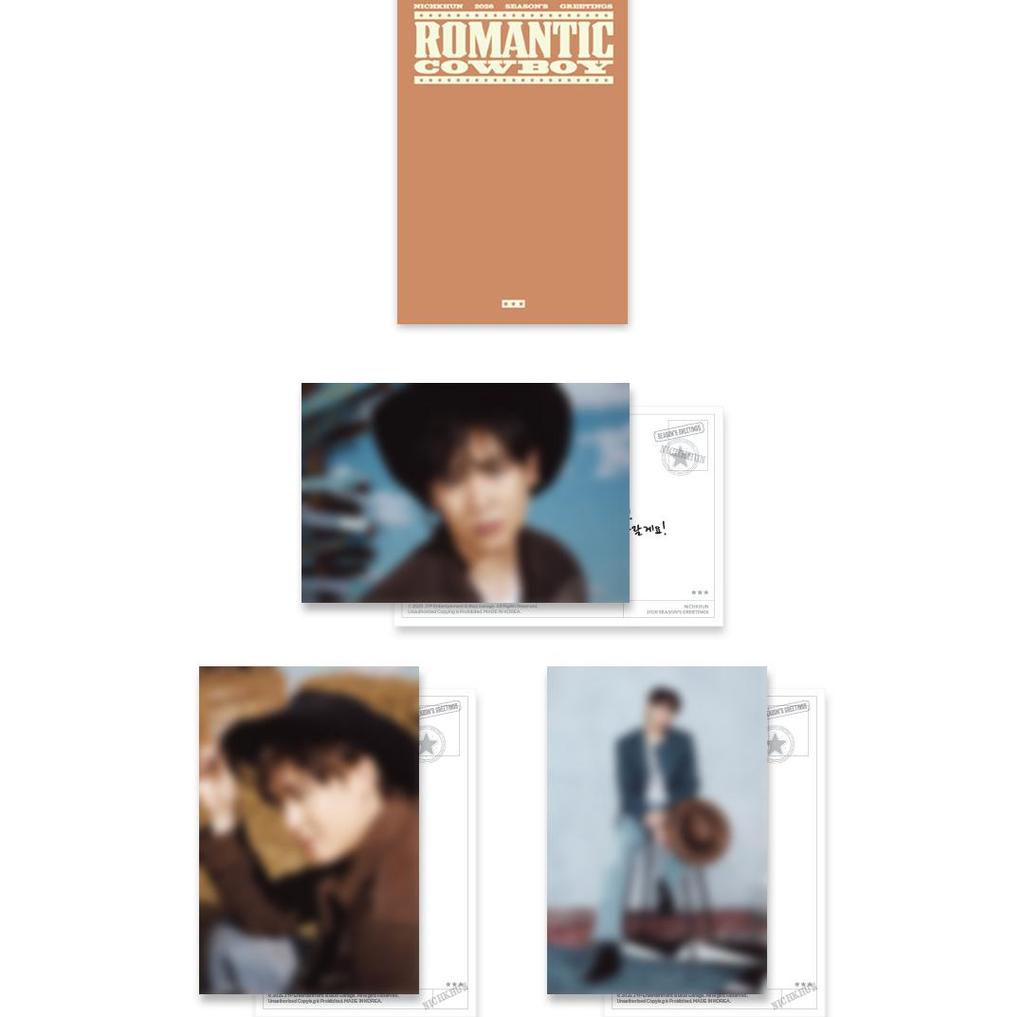 [Pre-Order] NICHKHUN (2PM) [ROMANTIC COWBOY] 2026 SEASON'S GREETINGS