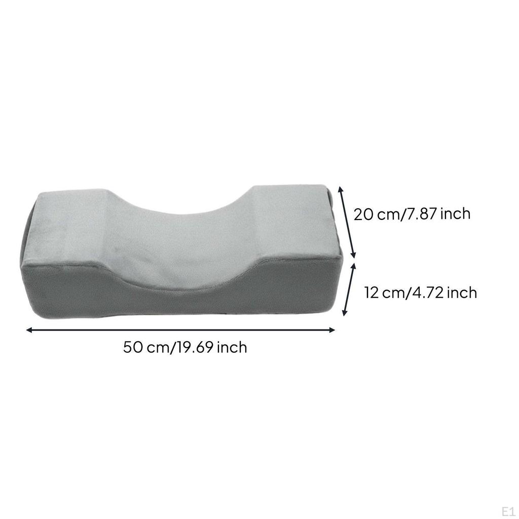 Memory Foam Lash Pillow Breathable Material Eyelash Extension Machine Washable Cover Beauty