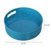 360 Storage Non-slip Tray Degree Rotating Plastic Multifunctional Cosmetic Snack Fruit Seasoning Box for Kitchen