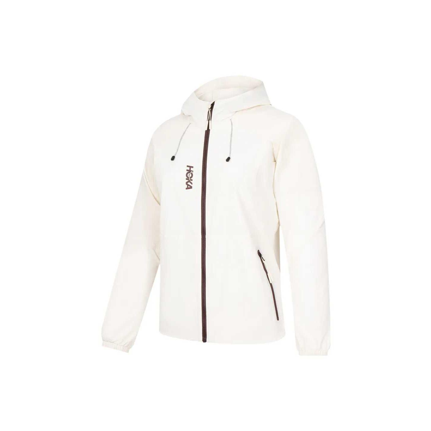 HOKA ONE ONE Solid Color Hooded Waterproof Softshell Jacket Women jackets 1182252-VLLC S