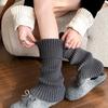 Wool Socks Cover Socks Warm Slimming Knitted Pile Socks Y2K With Snow Boots Calf Socks