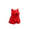 Minimalist Cat Statue Ornaments Kitten Sculpture Trinket Holder Yawning Cat Figurine  Car Ornament