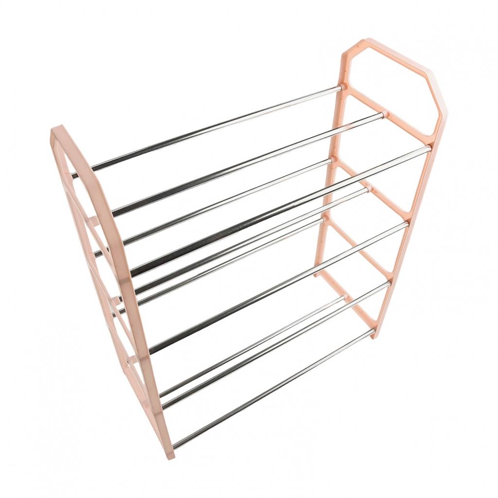 4-layer Metal Shoe Rack Easy Assembly Shoe Rack Space-saving