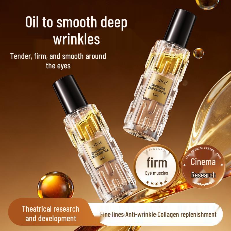 Sérum de Ojos Vegano con Retinol, Ideal para Viajar: Firmeza, Antiarrugas, Elasticidad e Hidratación para Líneas Finas