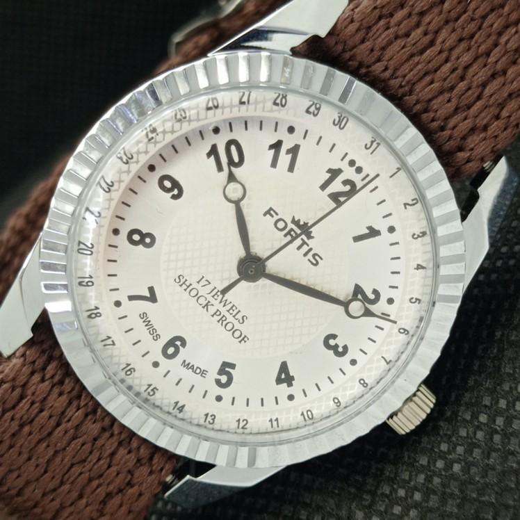 

REFURBISHED FORTIS WINDING SWISS MENS WRIST SILVER DIAL WATCH 622c-a416848-2 lot622c-a416848