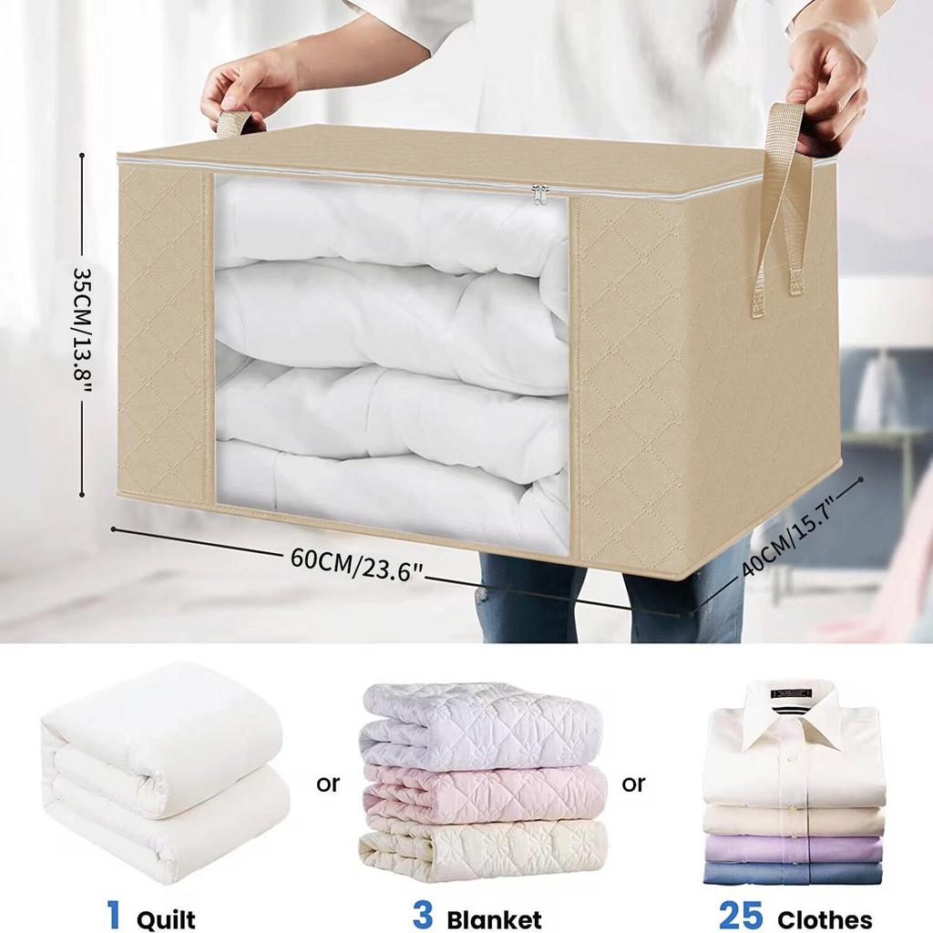 Premium Dustproof Moistureproof Non-Woven Storage Bag for Clothes and Quilts - Thickened Moving Solution