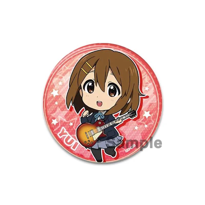 

32/44/58 мм Аниме K-ON! Ручная работа Брошь Хирасава Юи Акияма Мио Тайнака Рицу Одежда Рюкзак Одежда Ювелирные изделия Аксессуары Подарки 44mm