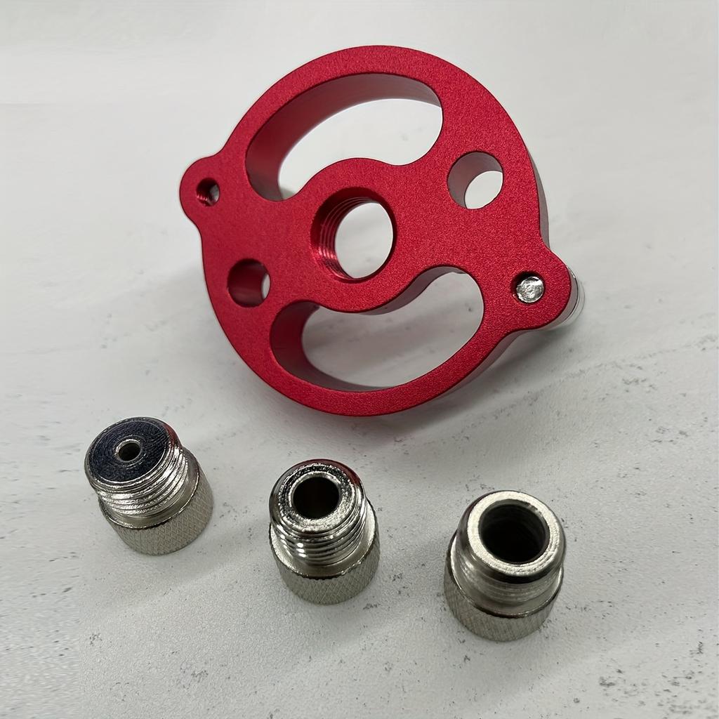 Aluminum Alloy Self Centering Drilling Mold Set, Woodworking Handheld Drilling Machine Drilling Set for Furniture Joint Tool Kit