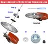 4x Grass Trimmer Head Adapter Attachment Nut Fixing Kit Trimmer Head Lawnmower Blade for Stihl Trimmer Brush Cutter Garden Tool