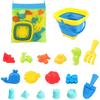 Kids  Childrens Play Sand for Sandbox Children's Foldable Beach Bucket Toy Playset Telescopic Square  Round Outdoor Chairs for Inflatable