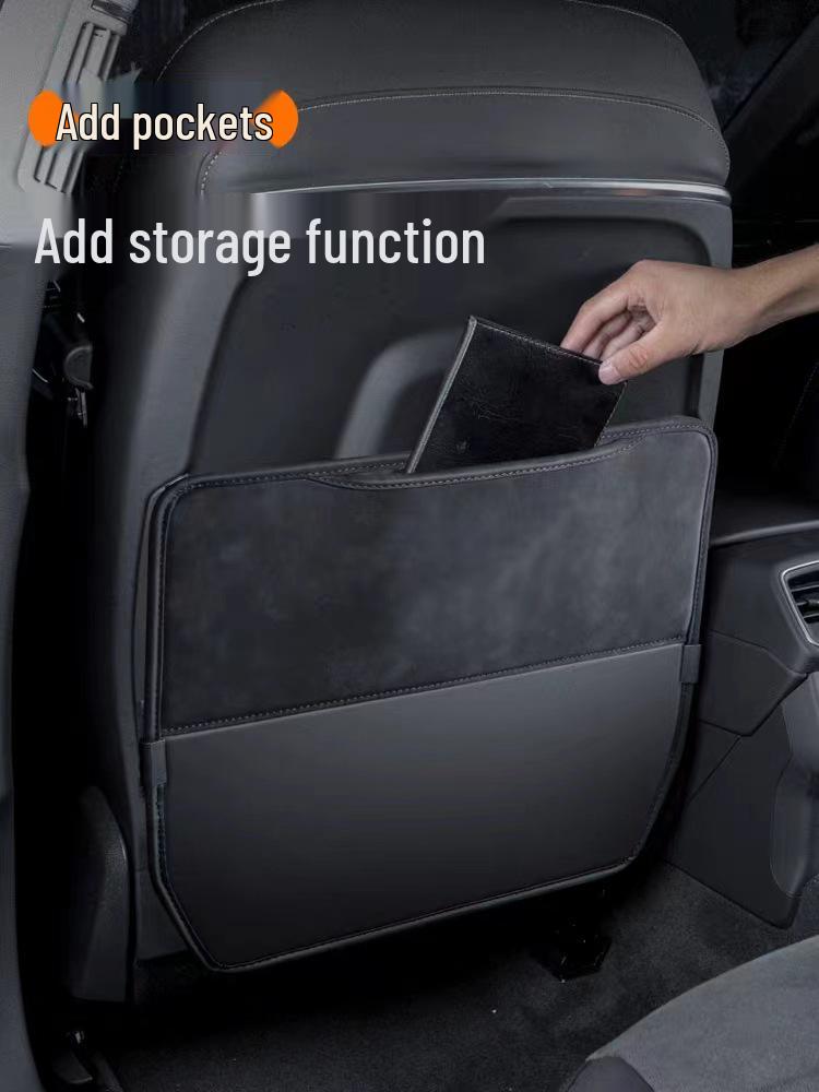 Cadillac Seat Kick Pad Protector for XT4/XT5/XT6/CT4/CT5/CT6 - Microfiber Surround