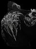 Divine Breath Zipper Hoodie: Men's Dark Style Fitness Sweatshirt