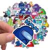 50Pcs Among Us Graffiti Stickers Luggage Laptop Waterproof Self-adhesive Decals