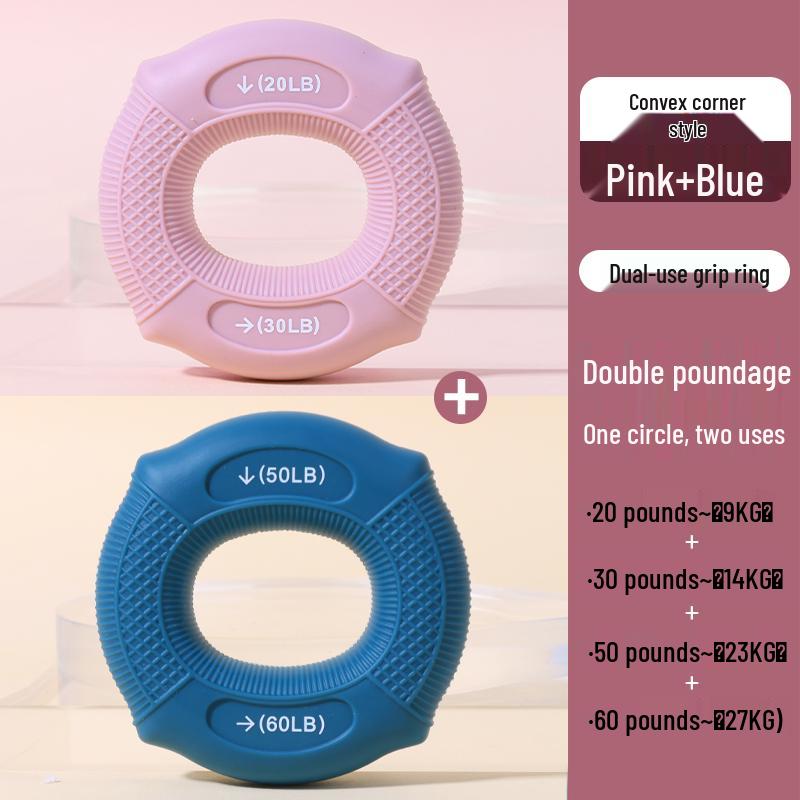 Silicone Grip Ring for Men, Women, and Kids - Hand, Arm, and Finger Strength Training/Rehabilitation Equipment