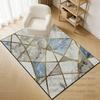 Modern Style Carpet Geometric Living Room Decor Bedroom Kitchen Non-slip Washable Floor Mat Large Size Soft Rugs Customizable
