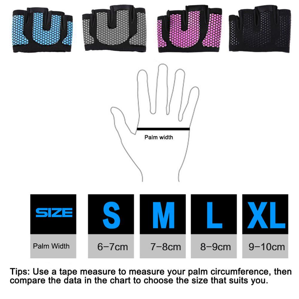 Gym Fitness Half Finger Gloves Men and Women for Crossfit Workout Glove Power Weight Lifting Bodybuilding Hand Protector