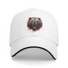 1pc Bear Pattern Baseball Cap Compatible for Men & Women - Adjustable Unisex Vintage Hat with Bear Face, Casual Outdoor Cap